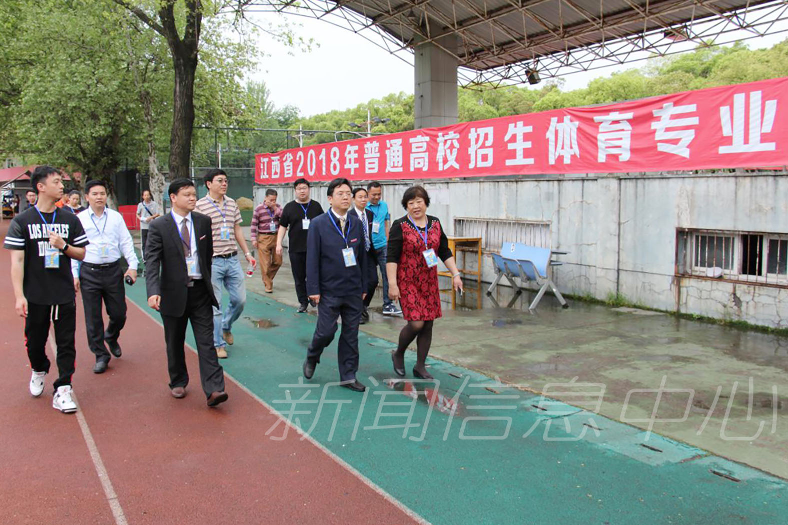 江西省2018年普通高校招生体育类专业统一考试正在我校进行