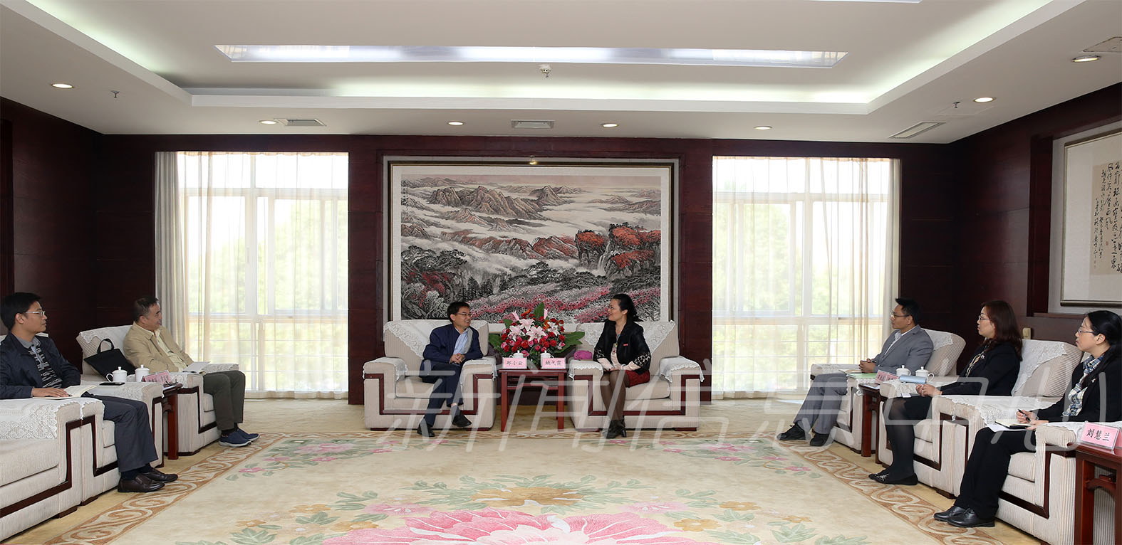 赣南师范大学客人来校访问