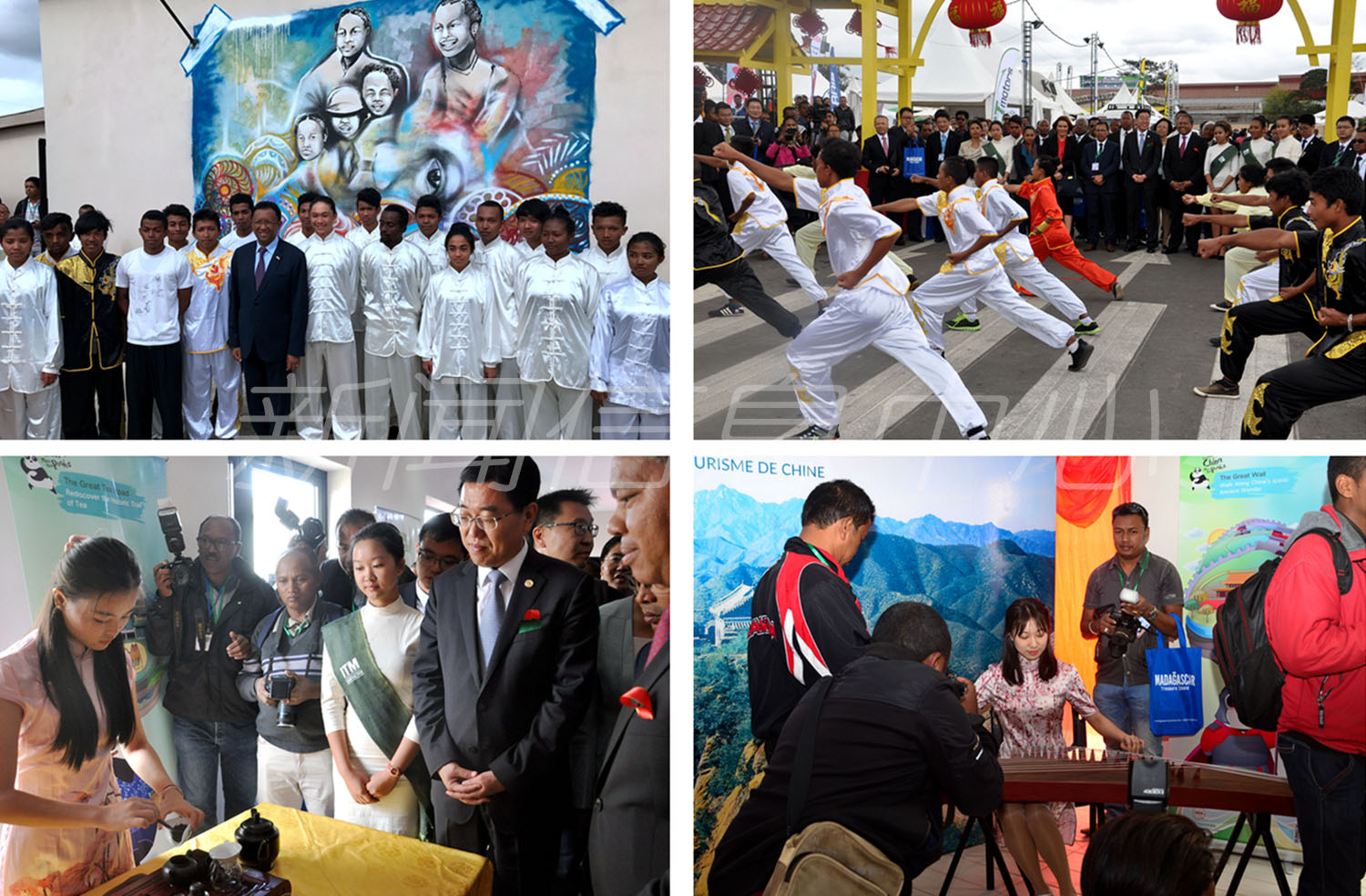 我校孔子学院师生才艺在第六届马达加斯加国际旅游博览会上广受赞誉