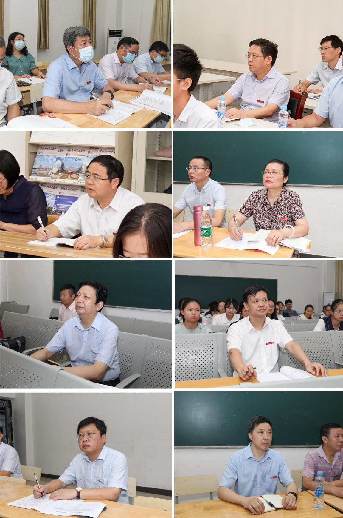 校领导集体深入课堂听取开学第一课